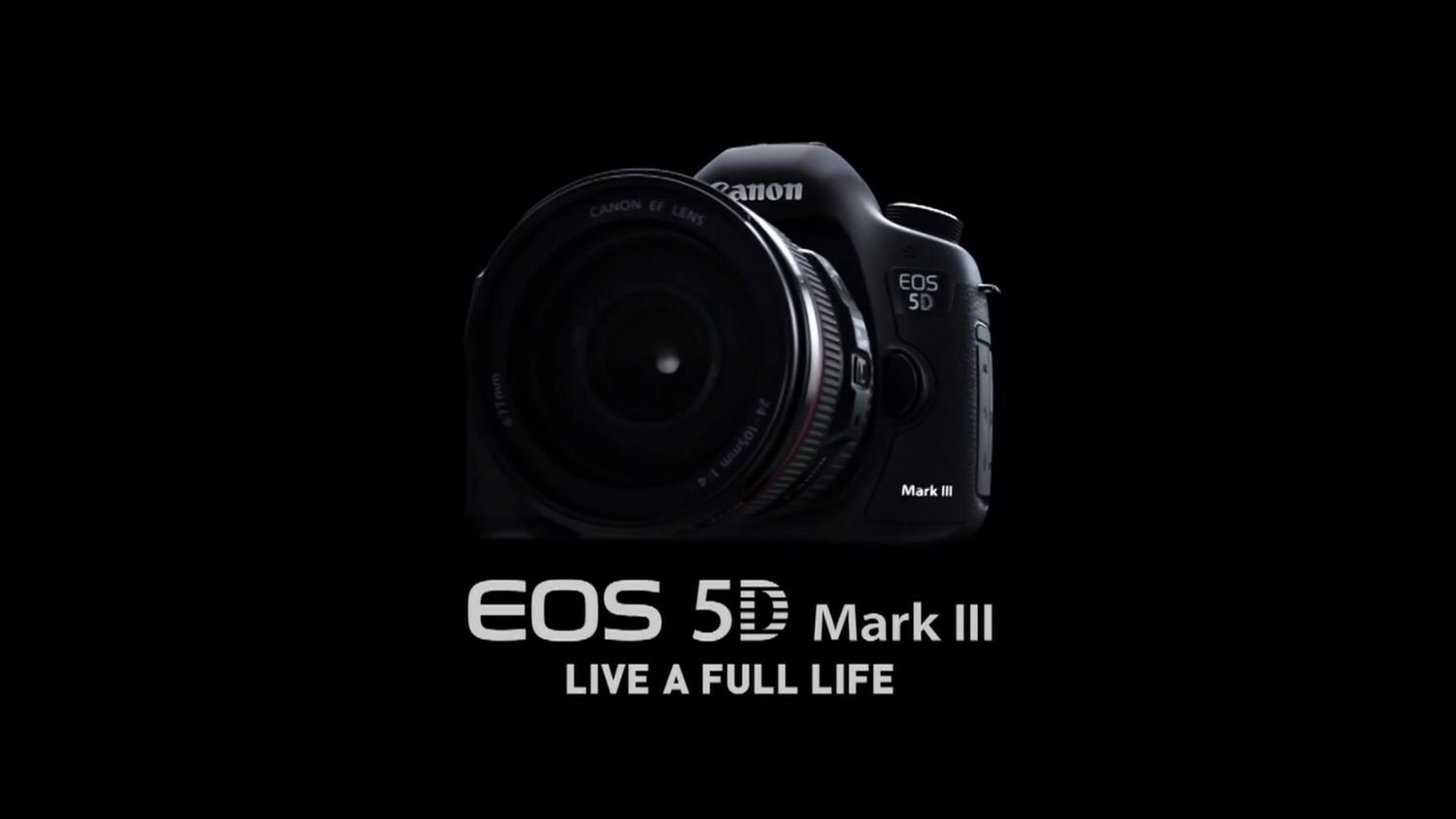 佳能EOS 5 d Mark III廣告