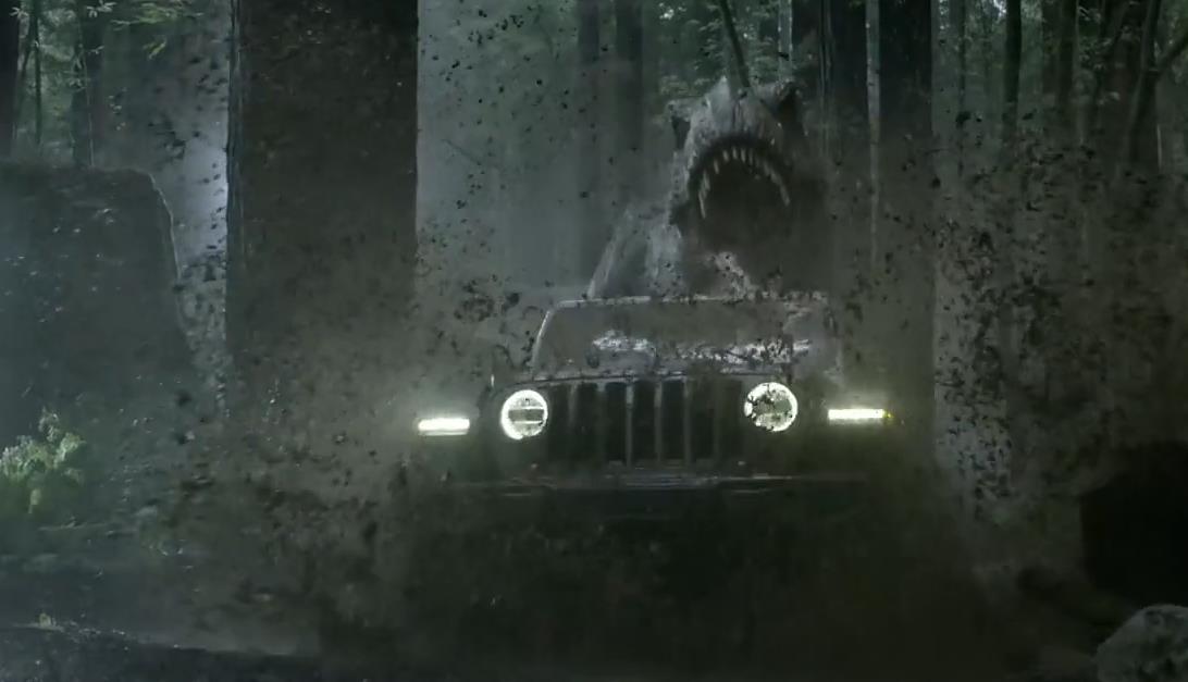 Jeep 2018 超級(jí)碗廣告：如果在路上遇見一只恐龍，該怎么辦？